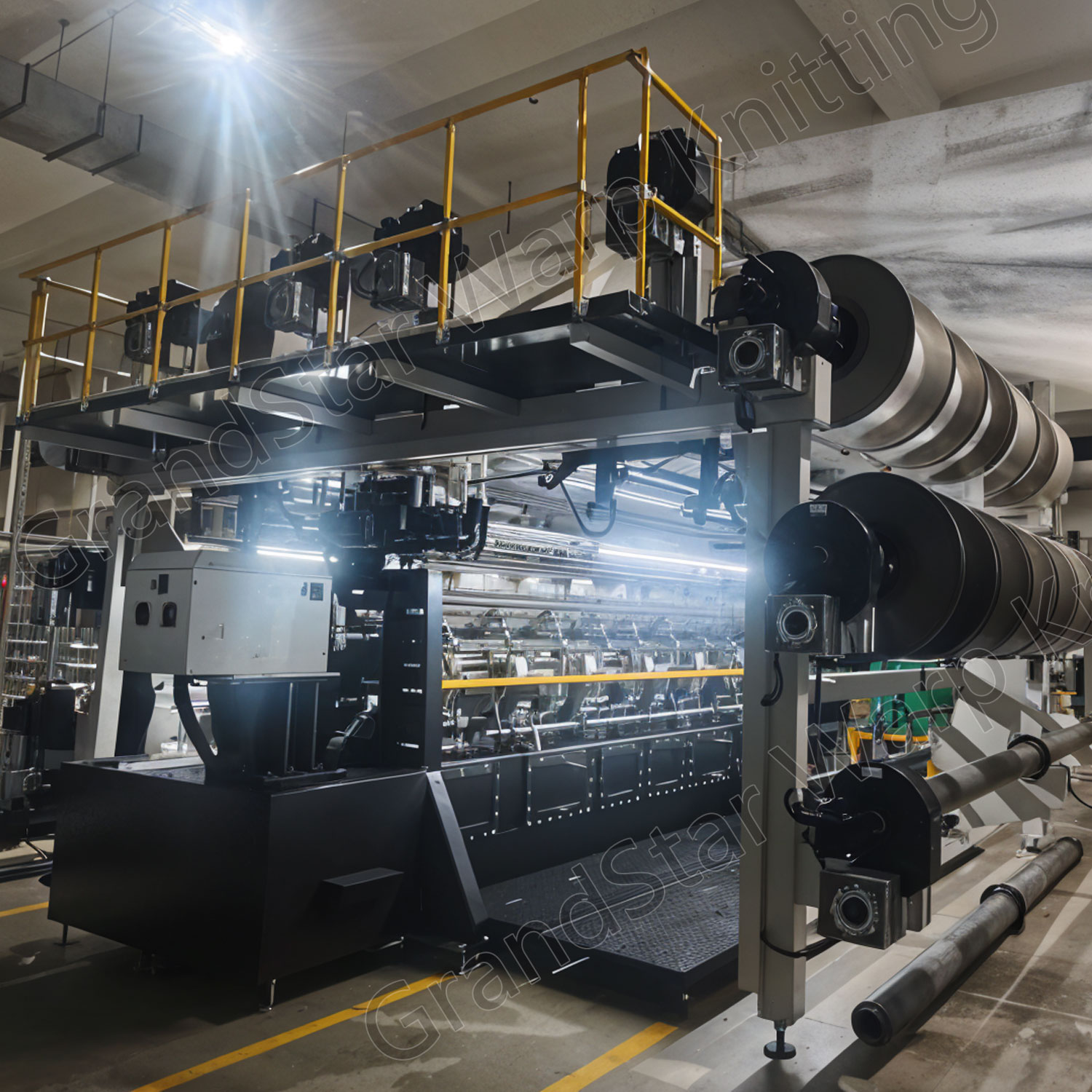 RDPJ 7/3 Jacquard Rashcel warp knitting machine