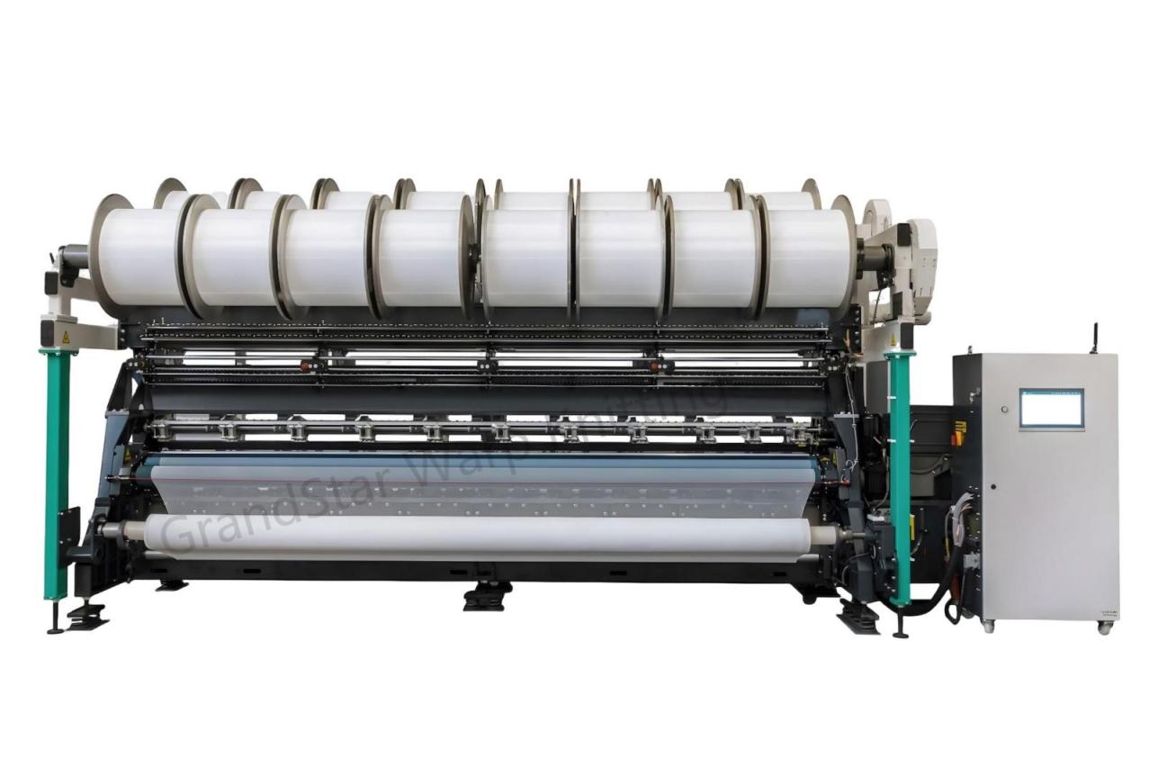 new warp knitting machine