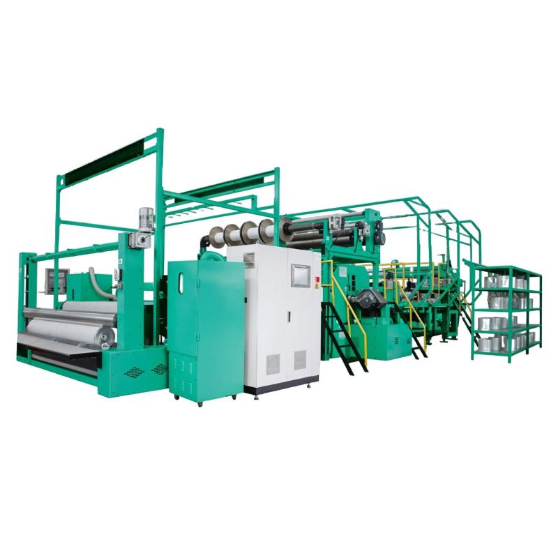 Multi axial warp knitting machine