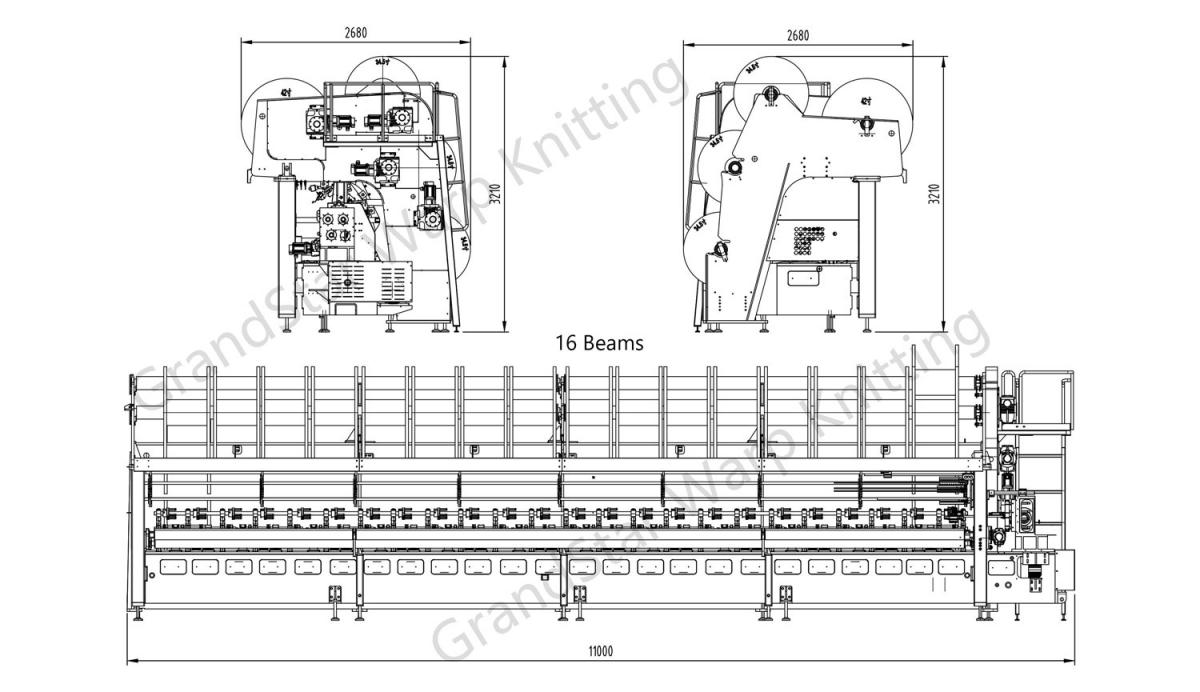 Tricot Knitting Machine For Fabric