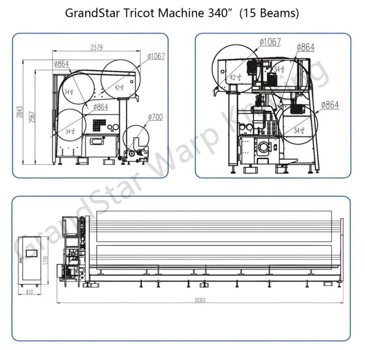 High-speed Tricot Warp Knitting Machines for Sale